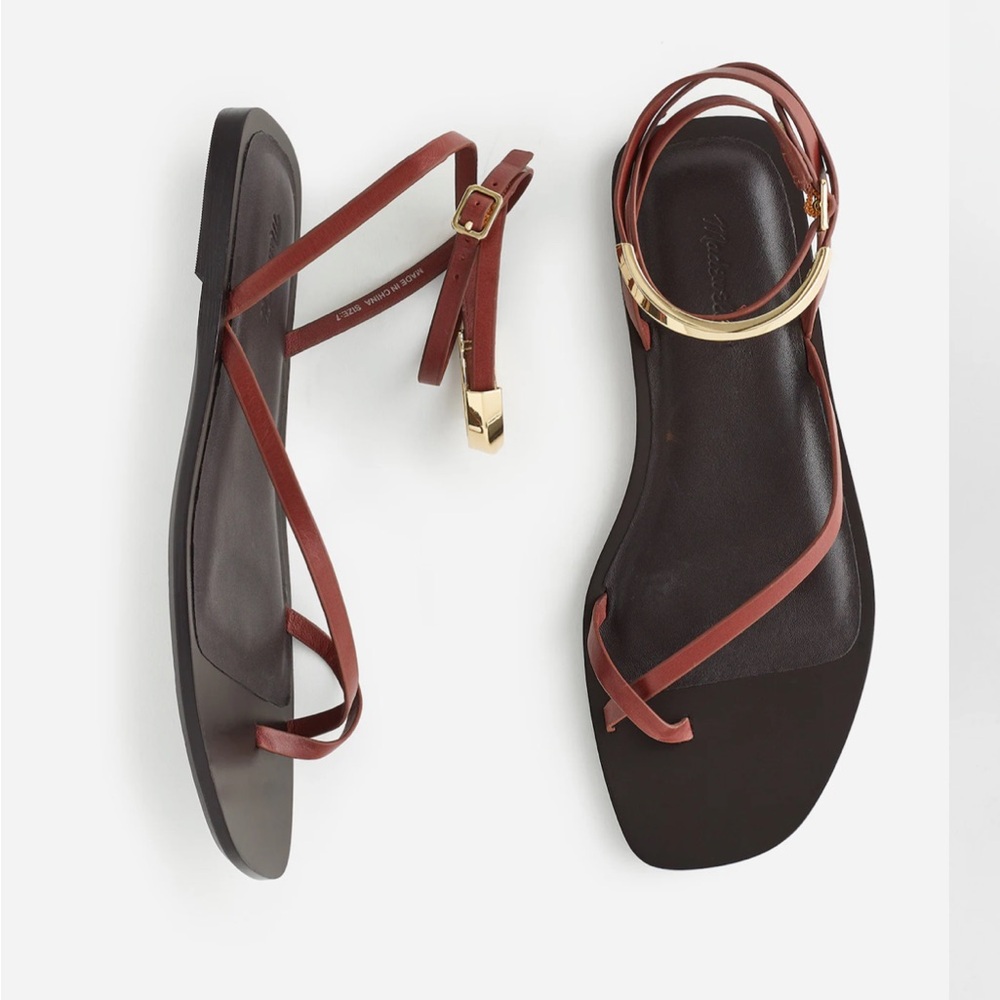 Madewell Brown Leather Sandals
